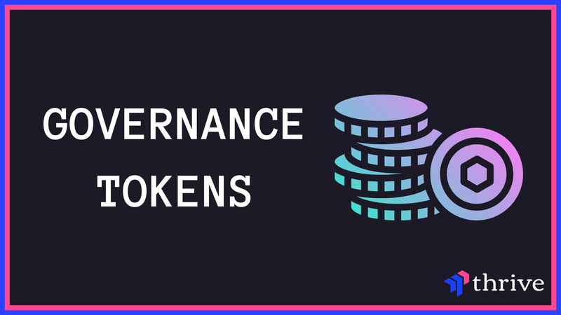 governance tokens