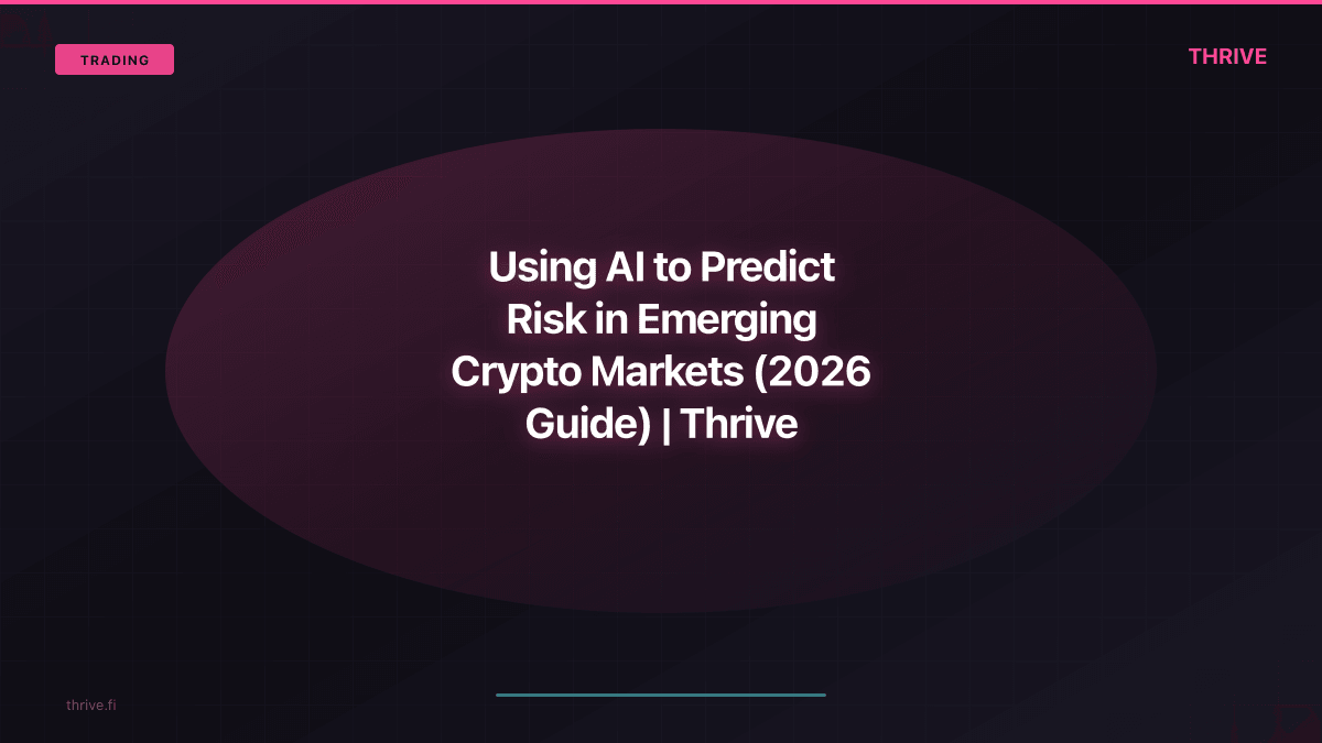 Using AI to Predict Risk in Emerging Crypto Markets
