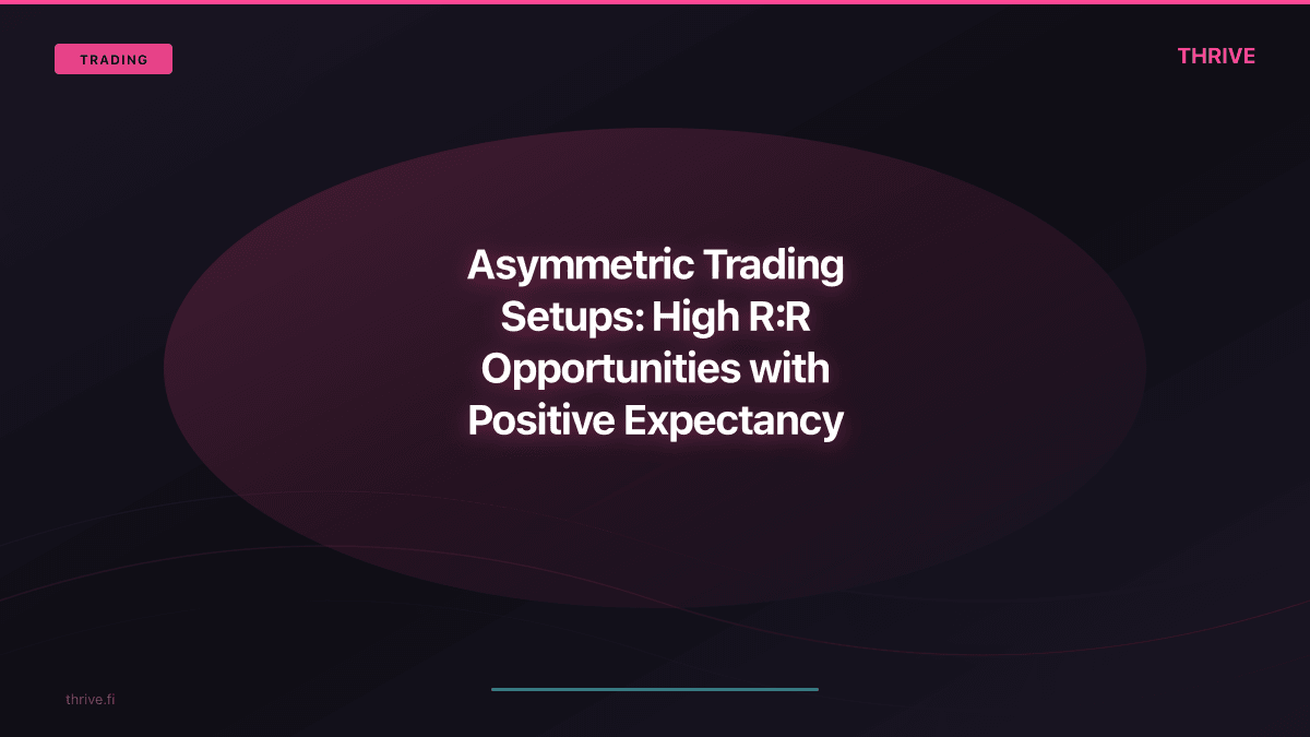 Asymmetric Trading Setups: High R:R Opportunities with Positive Expectancy
