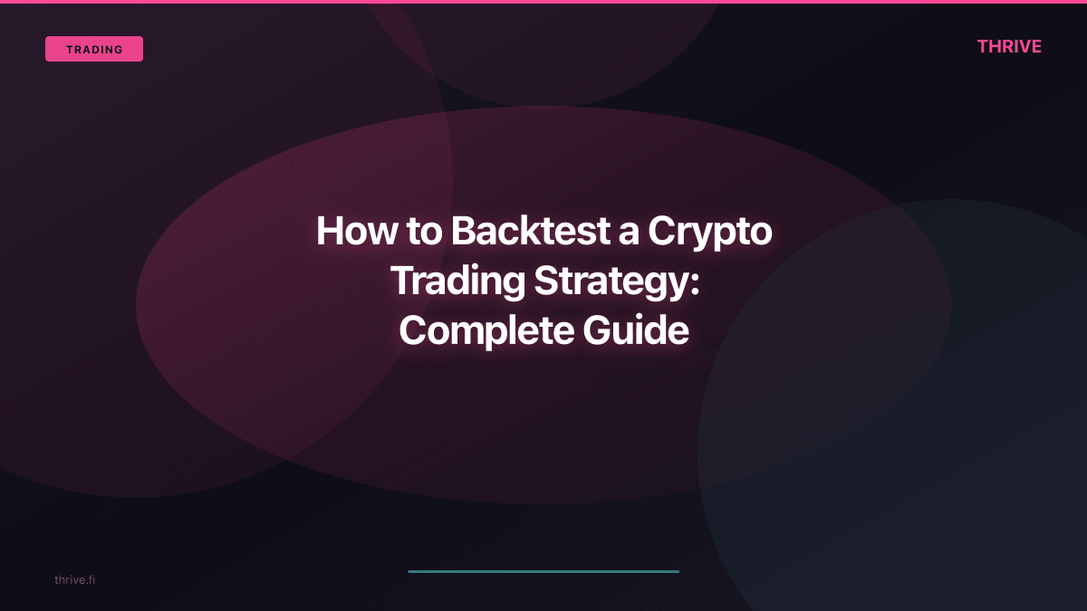 How to Backtest a Crypto Trading Strategy
