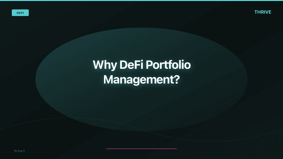 DeFi Portfolio Management: Track, Optimize & Grow Your Holdings