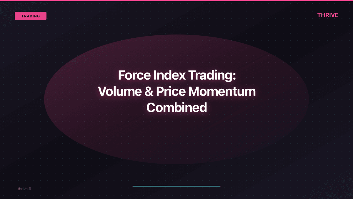 Force Index Trading: Volume & Price Momentum Combined