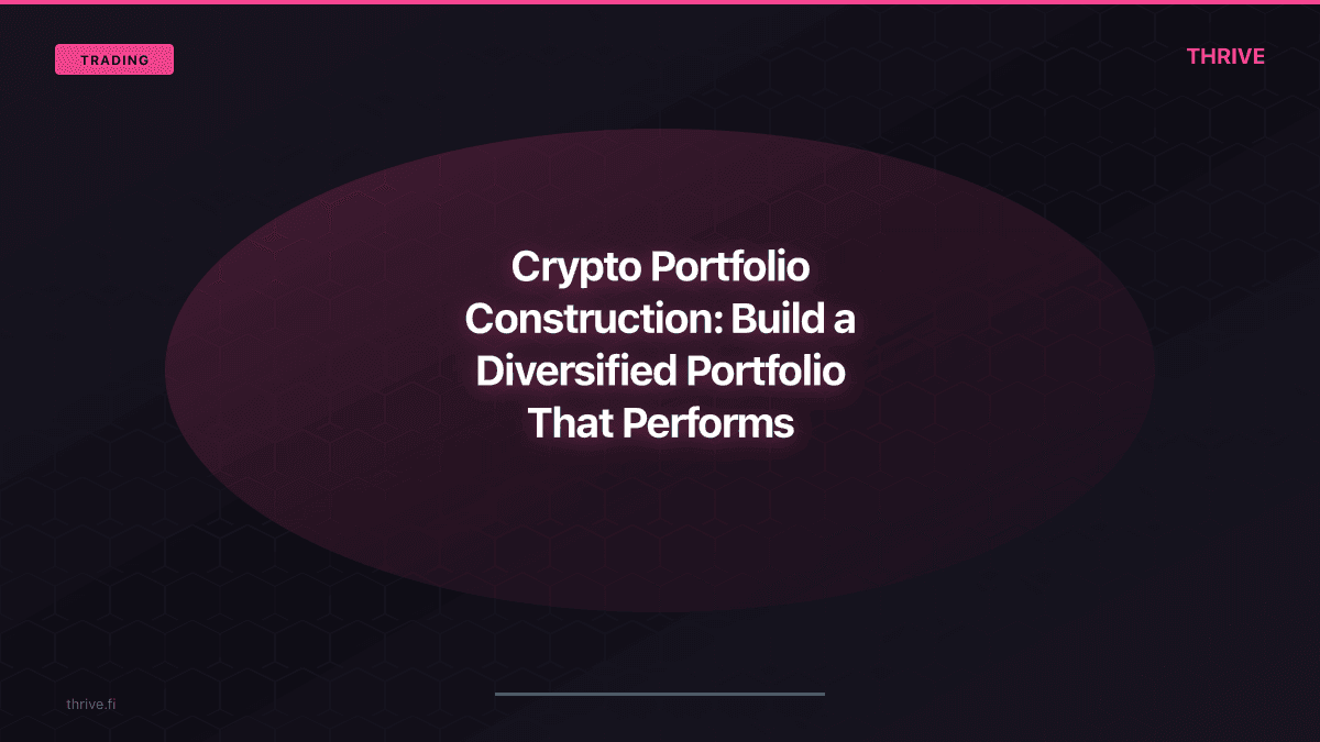 Crypto Portfolio Construction: Build a Diversified Portfolio That Performs