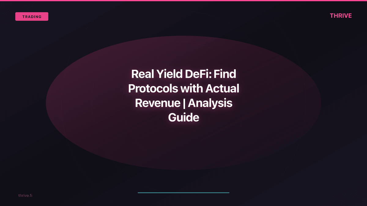 Real Yield DeFi: Find Protocols with Actual Revenue