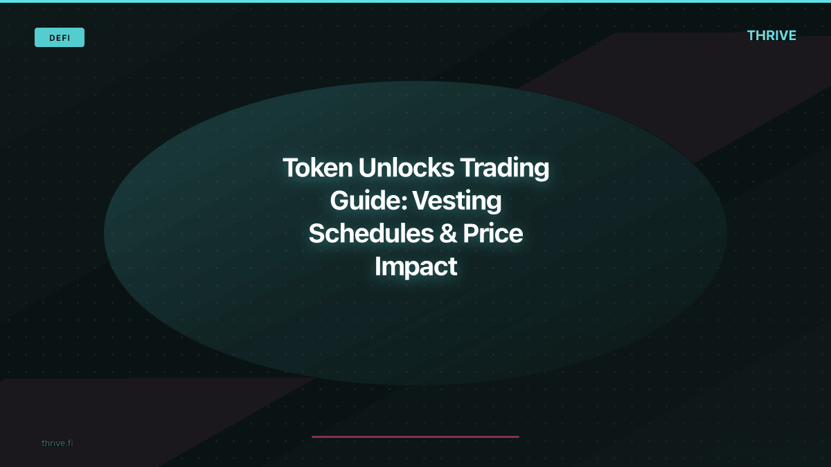 Token Unlocks Trading Guide: Vesting Schedules & Price Impact