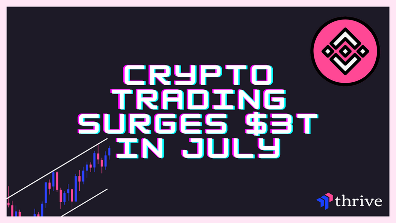 Crypto Trading Volume Surges Over $3 Trillion In July