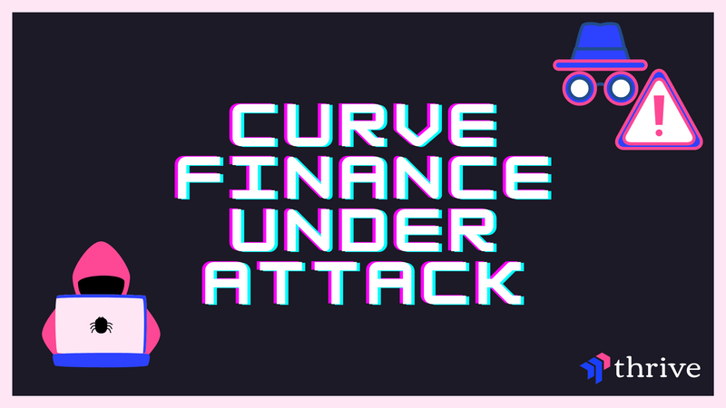 Curve Finance Under Attack