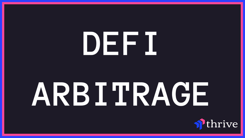 defi arbitrage